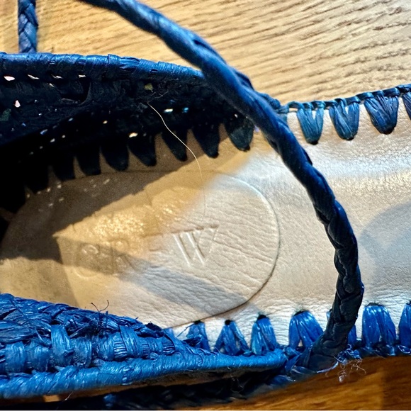 J. Crew ankle-tie raffia flats - Picture 5 of 6